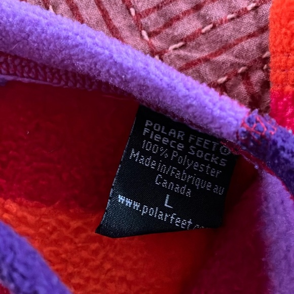 Polar Feet Vibrant Striped Casual fleece Socks - Picture 3 of 16